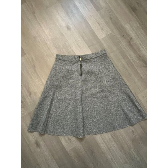 Forever 21 Grey Zipper Closure Midi Skirt Size S - Picture 5 of 6